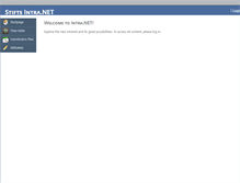 Tablet Screenshot of intranet.stifts.net